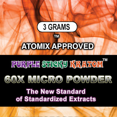 Kratom 60AtomiX™ Micro Powder 3gm