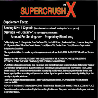 X Orange Capsules
